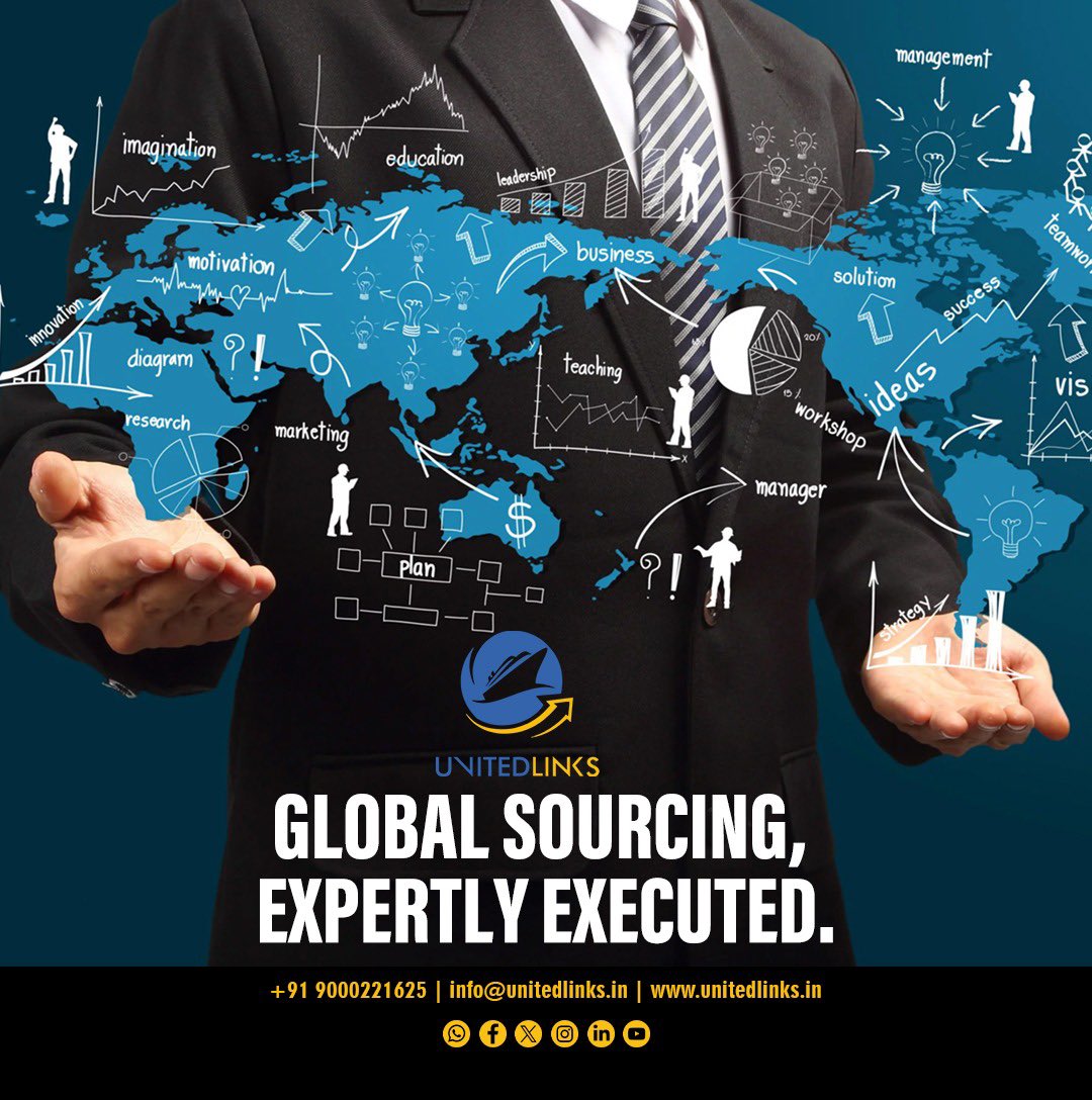 unitedlinks123's tweet photo. We don't just source products; we curate a global network of top-tier suppliers. Let us handle the complexities while you focus on growth. Contact UnitedLinks!
☎️ 9000221625
#UnitedLinks #ImportExport #GlobalSourcing #SupplyChainExperts #Supplier #procurement #SourceProducts https://t.co/Ns6Dei9Di2