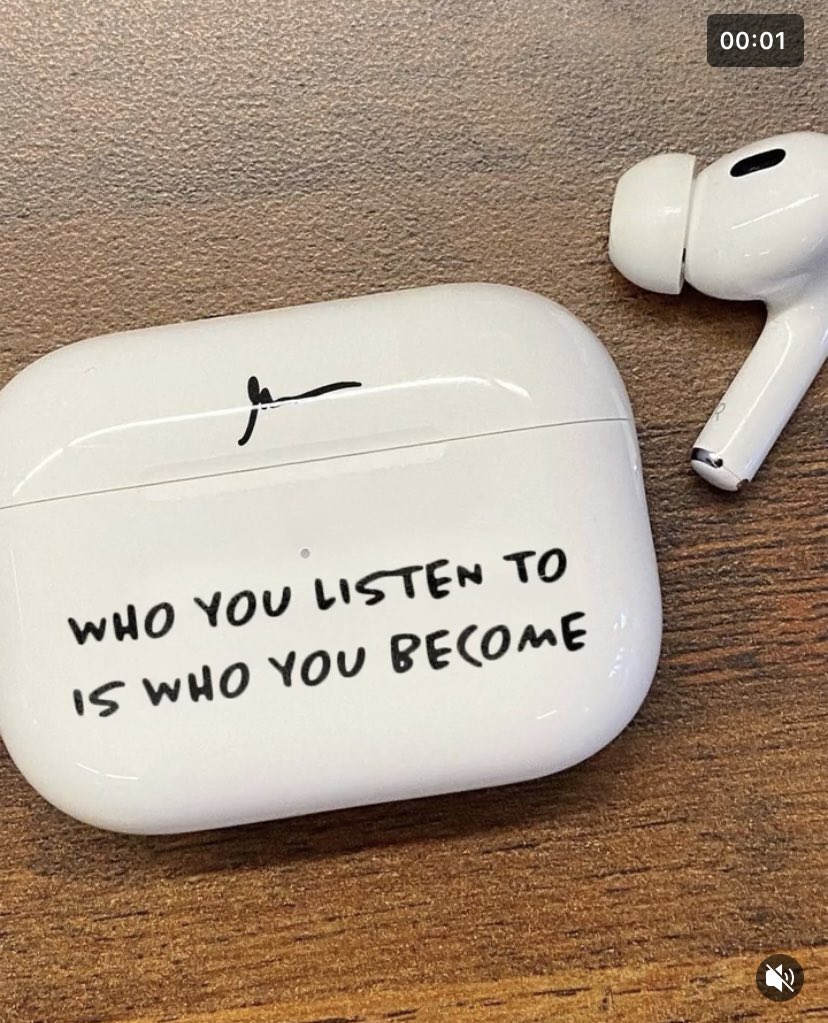 What are you listening to? 30mins a day creates 182.5 hrs a year - enough time to make a huge difference to your life… #bebetter