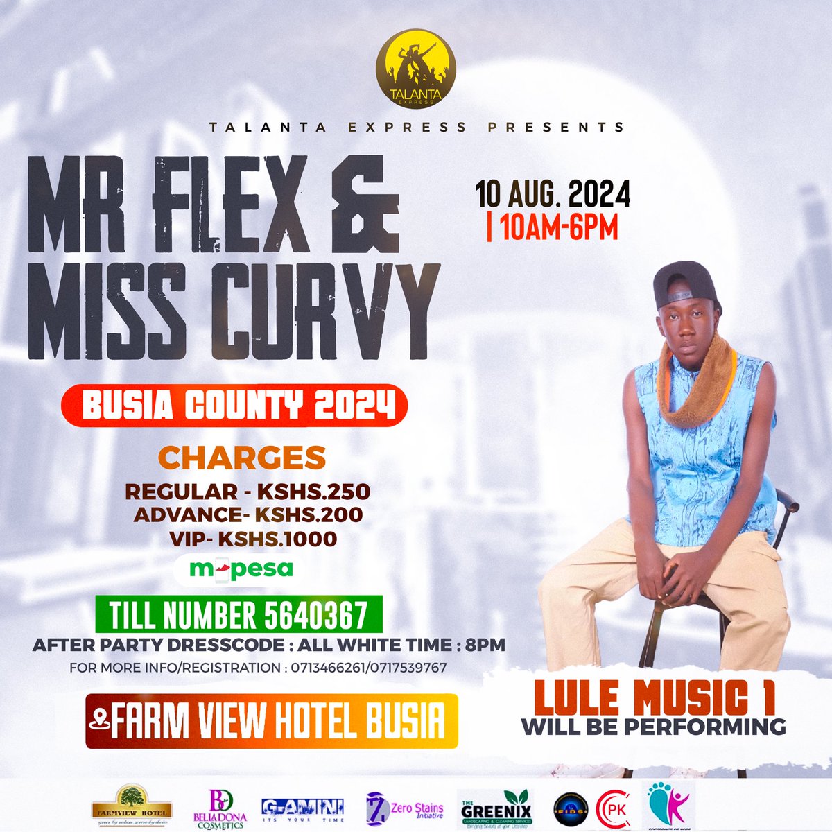 ExpressTalanta's tweet photo. Good Morning Wadau .10th August Ni ma Vaibu tupu. Great Talents , warm company and some Good time.
#talantaexpress #YouthDay #BusiaCounty #creativeeconomy #MrFlex #westernkenya https://t.co/Q5aNUHcZjk