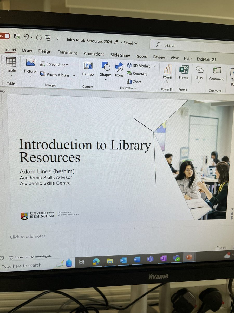 It begins! 

Starting the process of building my slides for the semester ahead <a href="/unibirmingham/">Uni of Birmingham</a> 

Tiny bit excited. 

Different branding. Same old me.