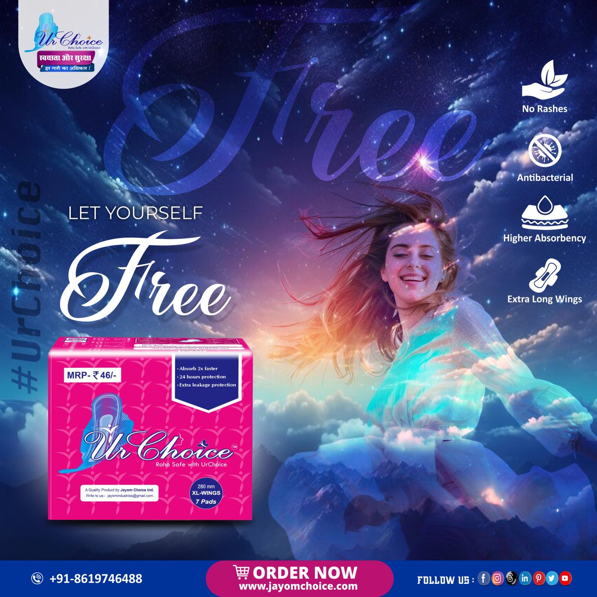 ChoiceJayom's tweet image. Experience uninterrupted sleep with our ultra-protective sanitary pads. Feel secure, stay dry, and wake up refreshed. 🌜🛌 
Order Now : jayomchoice.com
#urchoice #sanitarypads #ReliableProtection #comfortallnight #StayComfortable #ConfidentYou #FullProtection #KGF3 #Nepal