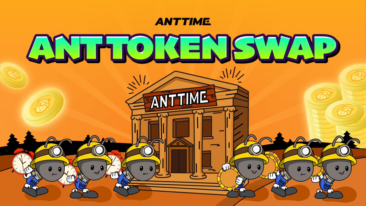 🪙 Token Swap Season 1 🪙

Finally, Token Swap Season 1 is open!

This Token Swap will proceed in 3 stages:
1️⃣ KYC Score Check
2️⃣ Request Swap &amp; Check Result
3️⃣ Claim Token

Follow <a href="/ANTTIME_NET/">ANTTIME | TIME To EARN 💚</a> to stay updated with the latest news!

For more Information:
Discord:
