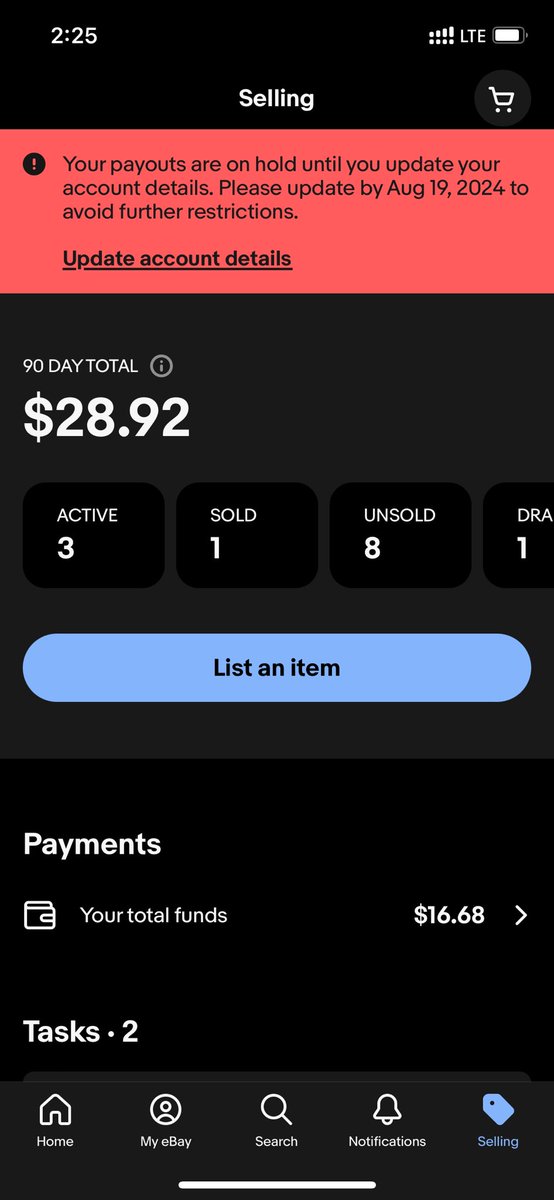 nmbrsdontlie's tweet photo. Funny that I got my first EBay sale at the same time as my Amazon FBA sale. Bought some products for Amazon, ended up being hard re-gated and had to list the item on EBay. https://t.co/fJKvZplRXK