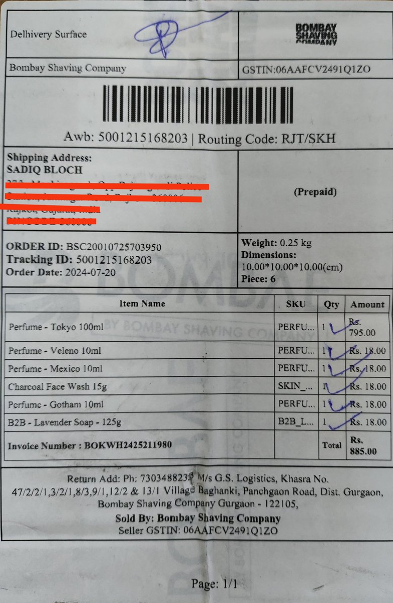 SadiqBloch's tweet photo. @BombayShavingCo I was ORDERED 100 ML TOKYO PERFUME &amp; GOT 10 ML!!
There is a serious mistake!
Please review it and share the update..
I am afraid this was my first order with you guys.. https://t.co/viBKBh0Fxs