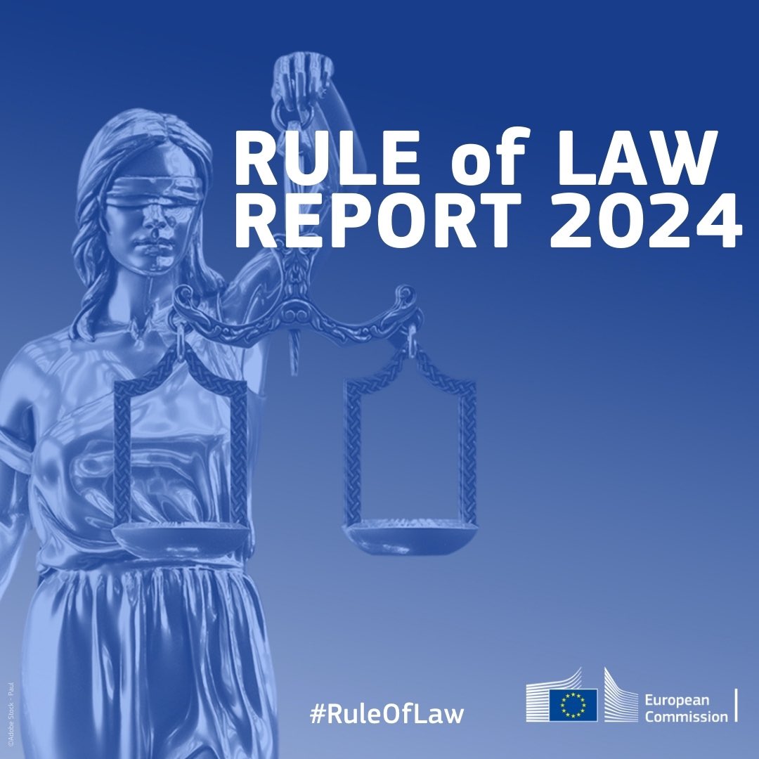 MamerEric's tweet photo. Today, we adopted the 5th Rule of Law Report. Compared to the first report of 2020, Member States and the 🇪🇺 do now better:
✅detect
✅prevent
✅&amp; address
emerging rule of law challenges
 
The #RuleOfLaw Report will remain at the heart of our work, including in the next mandate. https://t.co/D3mTmgBtuY