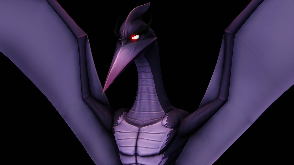 Totally forgot to post my new work 💀

Pteranodon/King (Grand Piece Online)
----------------------
Concept Art: <a href="/OniTJI/">Feesh</a>
----------------------

#Roblox #RobloxDev