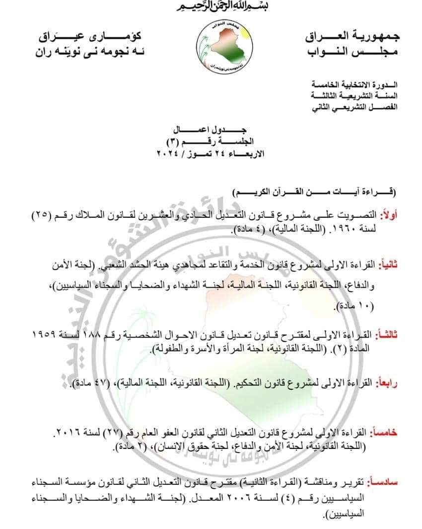 #نعم_لتعديل_قانون_الاحوال_لشخصيه   تعديل قانون الاحوال الشخصيه. واجب. وطني. وشرعي. وانساني. 
رغم تدخل  السفارات. والدعم المادي للمعارضين ومنظمات المجتمع المدني الفاسده منها.  تبا لمن. باع شرعه وقانونه ووطنه. بثمن بخس (٣٥). مليون.