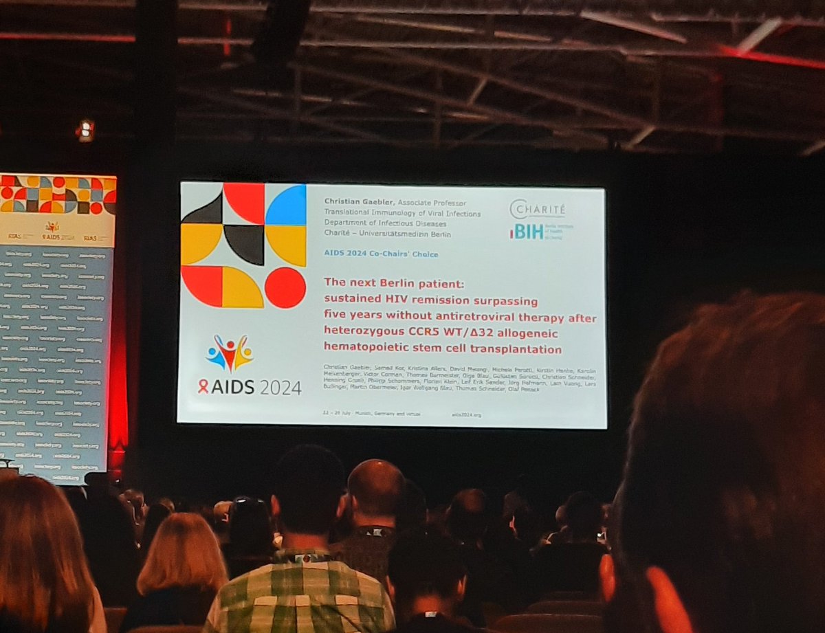 Schwarzer_Lab's tweet photo. Excellent presentation of the next Berlin patient from @c_gaebler at the @AIDS_conference. This case really raises the question about the importance of the deltaCCR5 mutation and the role of chimerism in viral clearance

#AIDS2024 #HIVcure https://t.co/tQqq0F42sw