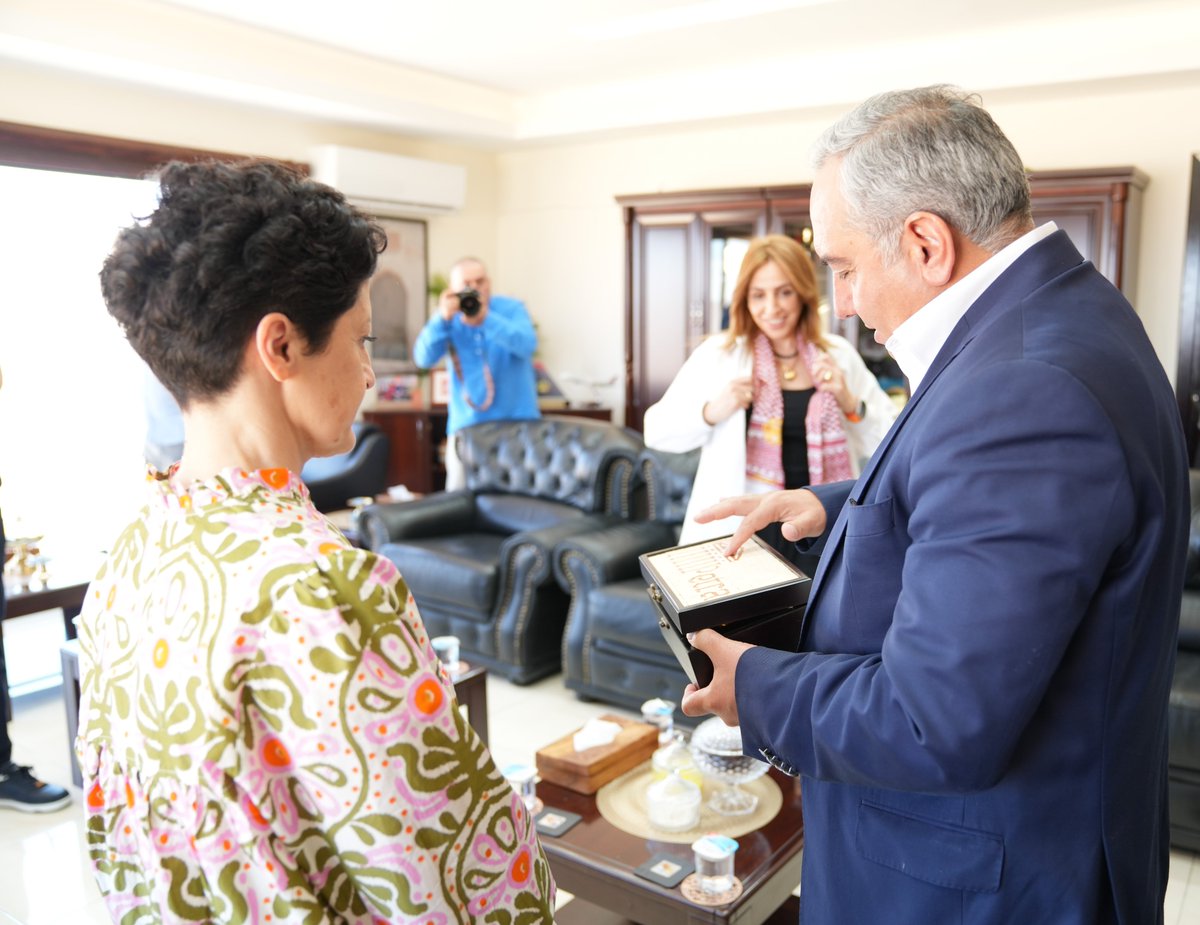 البريزات يستقبل نائب رئيس الوزراء #وزيرة_الثقافة_والرياضة الجورجية في البترا
 #سلطة_إقليم_البترا_التنموي_السياحي