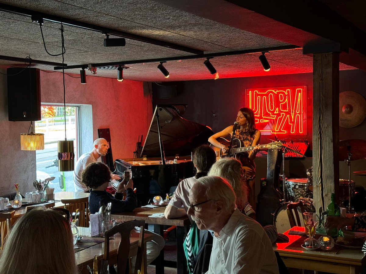 This little gig was fun, my dear friend <a href="/marinefutin/">Futin Marine</a>  passed by Gothenburg last week we got to play a few of her upcoming songs there. Thank you Anders &amp; Utopia - beautiful venue.