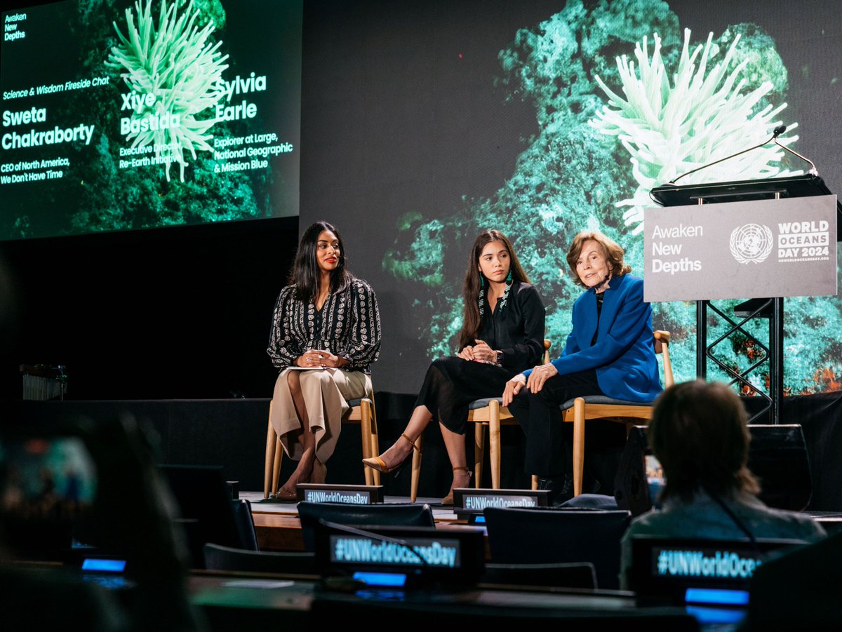 We Don't Have Time (@wedonthavetime) on Twitter photo "We know what to do, we know what is right, what is holding us back?." đź’
Look back at #WorldOceansDay 2024 and this discussion featuring the fantastic <a href="/swetac/">Dr. Sweta Chakraborty</a>, <a href="/SylviaEarle/">Sylvia A. Earle</a> & <a href="/xiyebastida/">Xiye Bastida</a> 💙🌊
📺 Watch the whole discussion: youtube.com/watch?v=ASVk9H…
<a href="/undoalos/">Division for Ocean Affairs and the Law of the Sea</a> #WOD "We know what to do, we know what is right, what is holding us back?." đź’
Look back at #WorldOceansDay 2024 and this discussion featuring the fantastic <a href="/swetac/">Dr. Sweta Chakraborty</a>, <a href="/SylviaEarle/">Sylvia A. Earle</a> & <a href="/xiyebastida/">Xiye Bastida</a> 💙🌊
📺 Watch the whole discussion: youtube.com/watch?v=ASVk9H…
<a href="/undoalos/">Division for Ocean Affairs and the Law of the Sea</a> #WOD