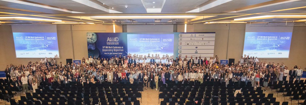 Fenix_ProjectEU's tweet image. BREAKING: #DTU&apos;s Parisa Ghofrani-Isfahani and Georgia Vayena present at 18th IWA World Conference on Anaerobic Digestion in Istanbul. Poster showcased initial results, sparking discussions with AD &amp;amp; biochar experts. More updates soon. #IWA2024 #FENIXProject #Sustainability