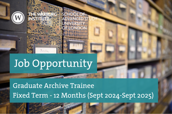 Warburg_News's tweet photo. 🌟Job Opportunity: Graduate Archive Trainee at the Warburg Institute!🌟

Join us from September for a year of hands-on experience and training in archive management.

Salary: £25,494 | Deadline: 16 Aug 2024

Apply: https://t.co/FELHYeryWC

#Archives #ArchiveJob #LibraryJobs https://t.co/rt5vBbGGkd