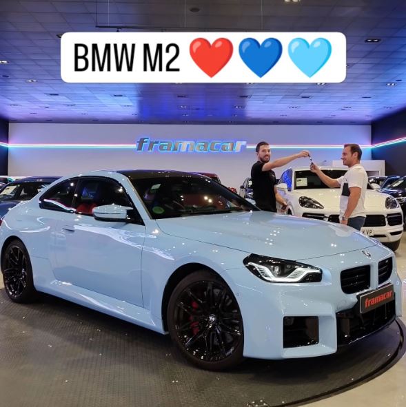 framacar_'s tweet photo. Llega la hora de despedirnos de nuestro BMW M2 MANUAL, su nuevo hogar está a ¡casi 1000 km de aquí!. Y es que su nuevo dueño Raúl se lo lleva nada más y nada menos que a Barcelona, ya sabéis que la distancia no es un problema puesto que tenemos garantía oficial BMW en toda España https://t.co/F0GZtcqeUF