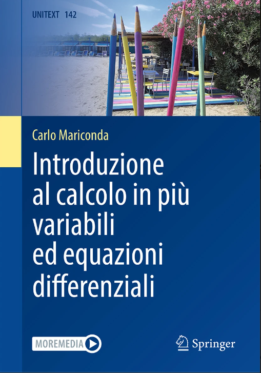 FranciFerrari07's tweet photo. 📣Appena pubblicato il primo MOOC&amp;BOOK #springer in italiano sul calcolo in più variabili ed equazioni differenziali con #video, #test, #esercizi e materiale teorico che rimandano al #corso #online. @SpringerMath #book #MOOC https://t.co/tyWLRejShr