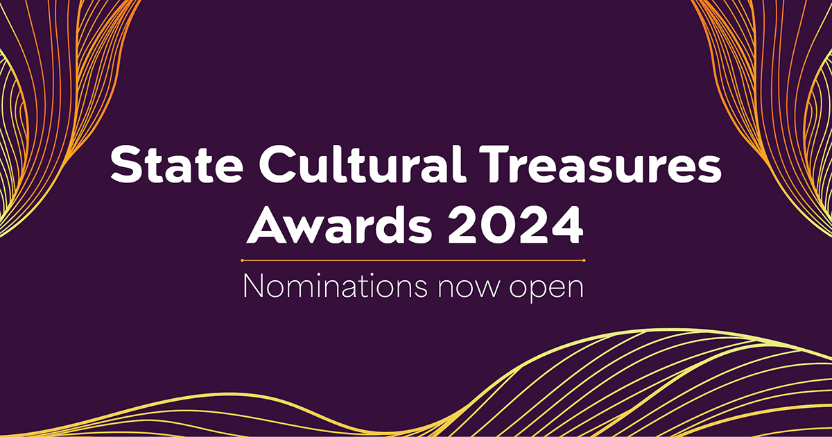 ⏰Two weeks left to submit your nominations for the 2024 State Cultural Treasures Awards!

Honour senior artists who have played a pivotal role in shaping WA's creative and cultural landscape. 

Nominate here ➡️ ow.ly/fjMk50SIOPZ