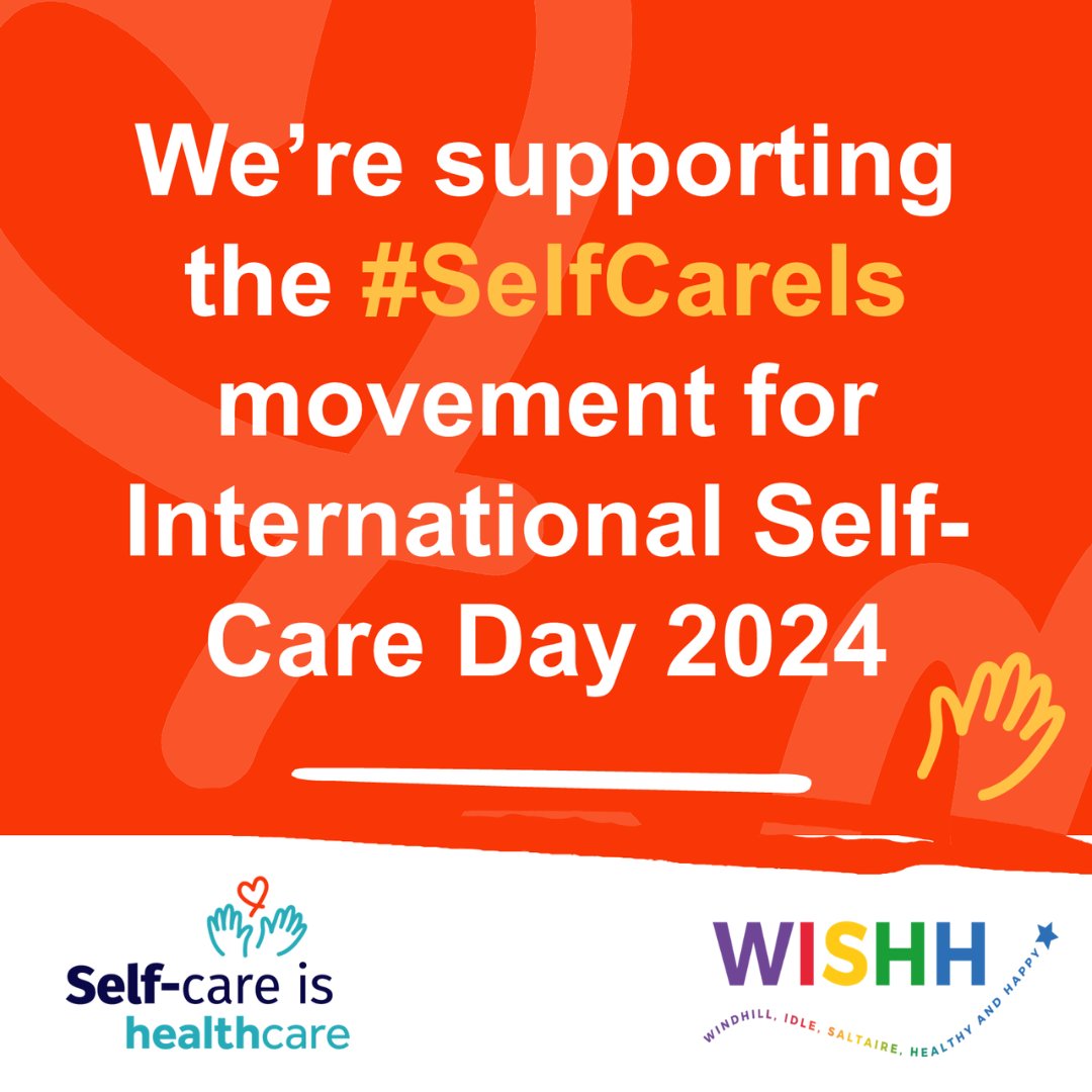 Self-care is the practice of individuals looking after their own health, using the knowledge and information available to them. We would like to encourage everybody to take an active role in their own health today ⭐️