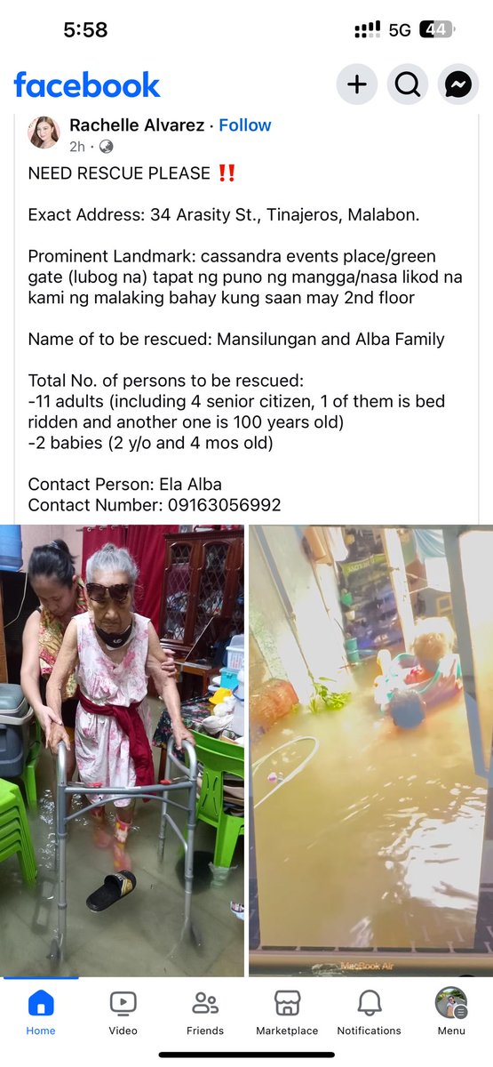 ‼️NEEDS RESCUE‼️

location: Tinajeros, Malabon city