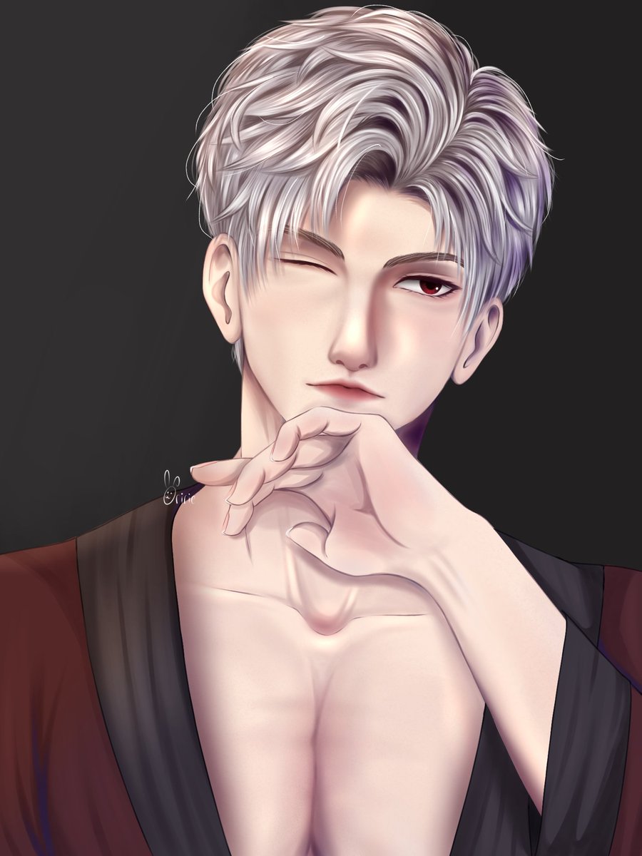 Orievecz's tweet photo. here we go 😳
#Sylus #LoveandDeepspacep 
#恋与深空 #秦彻
#fanart https://t.co/jGnlRZeIKJ