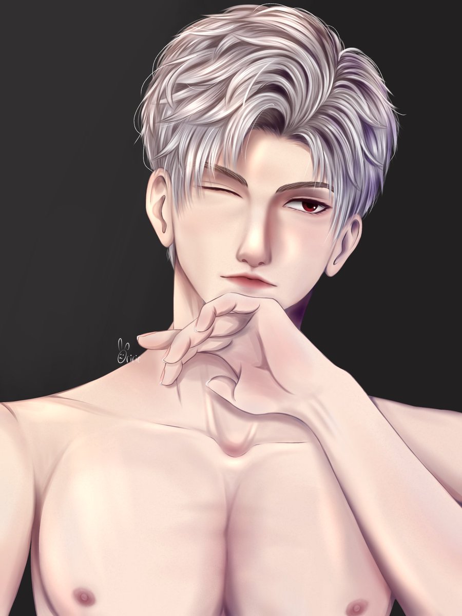 Orievecz's tweet photo. here we go 😳
#Sylus #LoveandDeepspacep 
#恋与深空 #秦彻
#fanart https://t.co/jGnlRZeIKJ