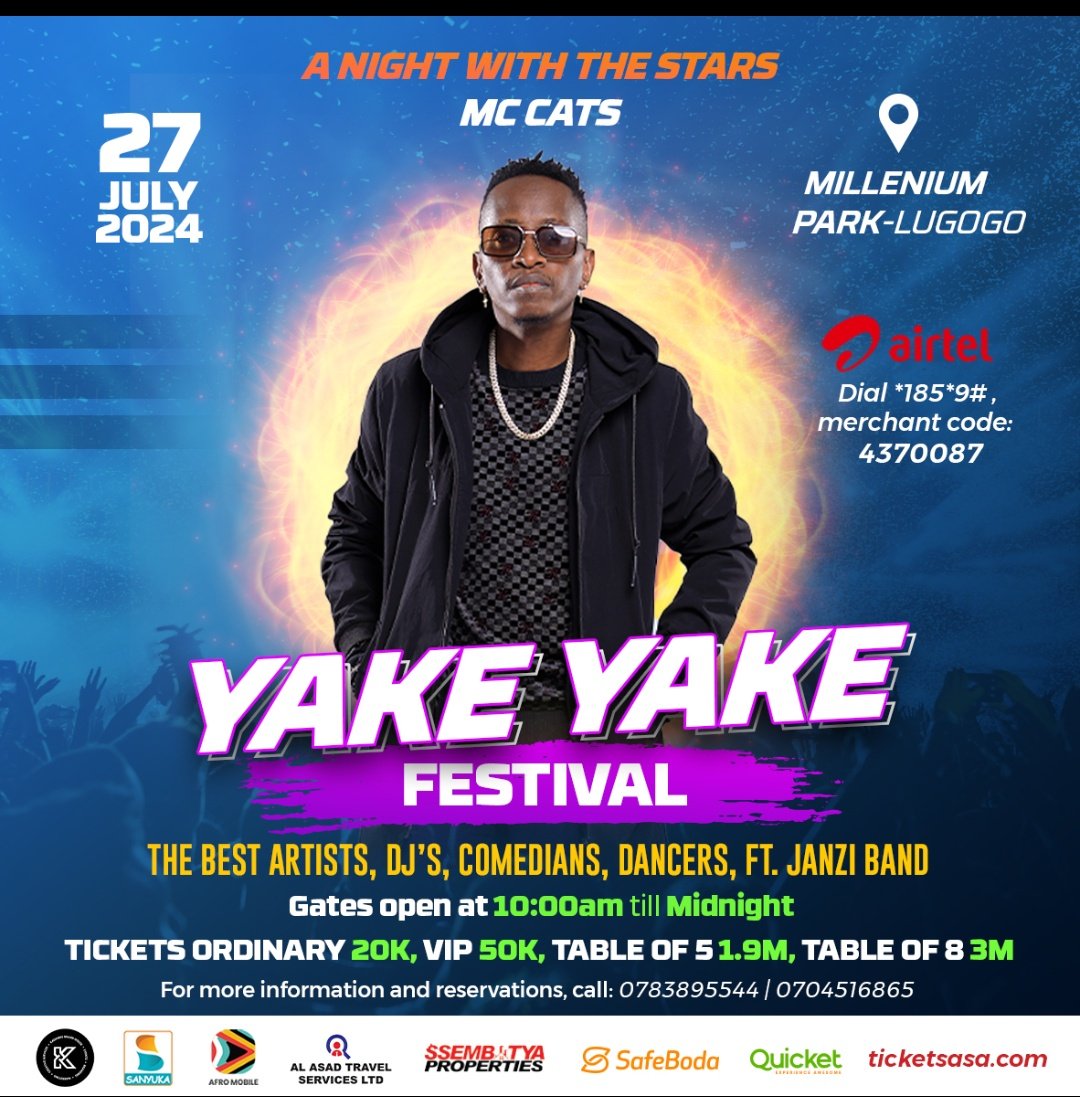 brianking1510's tweet photo. With @IamCindySanyu x @mckatsug at #yakeyakefestival expect thrilling vibes this Saturday at Millennium Park Lugogo https://t.co/uay7OzaLn1