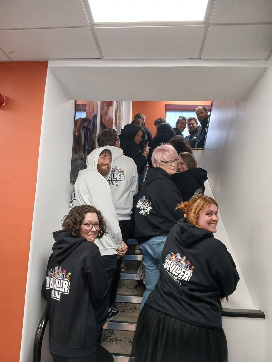 BoulderMediaLtd's tweet photo. Check out our new Team hoodies! ✨
With Boulder’s classic logo on the chest, and a colourful crew of some of our favourite Boulder characters on the back, the Team’s never looked better (or cosier!) 😎
#animationireland #Hoodie #crew #BoulderMedia #Grimsburg #dangermouse https://t.co/LJ8nPKiyb6