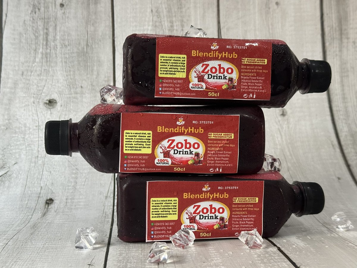 Blendify_hub's tweet photo. Anytime you need it, all you need is a cold, chilled bottle of #blendifyhub ZOBO.
 
50cl of 6bottles #3500 
50cl of 12bottles #6000 

Delivery available🚚

#zoboinlagos #blendifyhub #fruityzobodrink #healthylifestyle #LagosStudentsShunProtest #wellness https://t.co/6LVvEe2gQ6