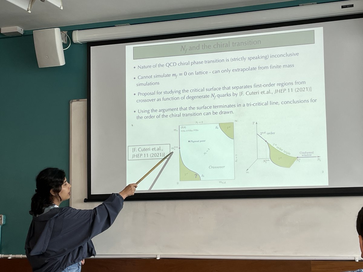 rothkopfAK's tweet image. We continue at the @SwanseaPPCTh @SwanseaUni #machinelearning & #lattice workshop with a talk by Simran Singh (@unibielefeld) on application of #autoencoder|s to exploration of the phase structure of the strong interactions governing quarks & gluons. @dfg_public #WomeninPhysics