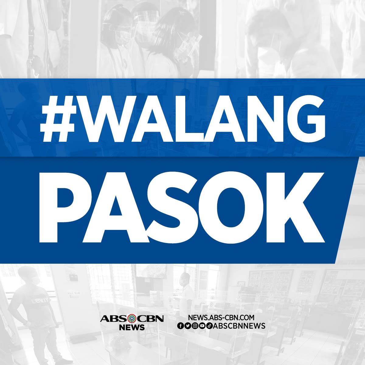 ABSCBNNews's tweet photo. JUST IN: Malacañang suspends work in government offices and classes at all levels on JULY 25, 2024 in NCR, Central Luzon, and Calabarzon. 

“The suspension of work for private companies and offices is left to the discretion of their respective heads.” #WalangPasok | via @_katrinadomingo