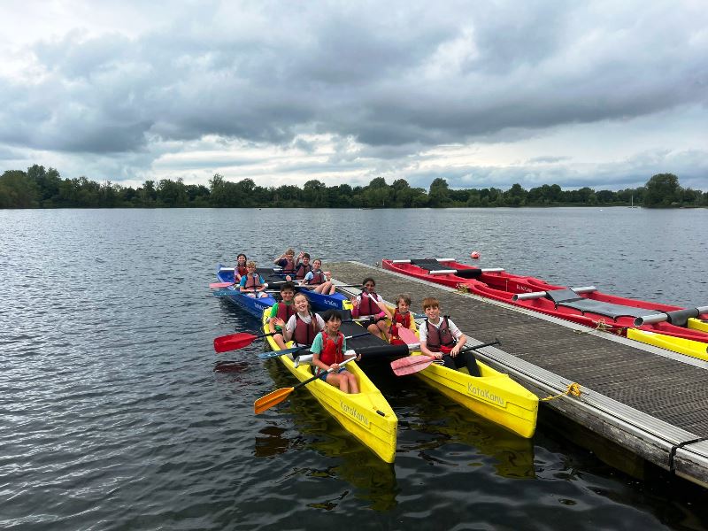 WPrimary's tweet photo. Oak Class 2024: Katakanu racing in the morning.  South Cerney Lake 12. https://t.co/PTiQHXLcAt