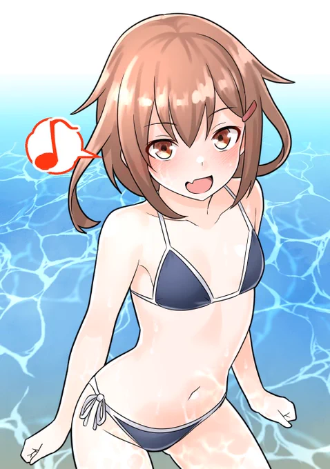 ビキニな雷ちゃん#艦これ 