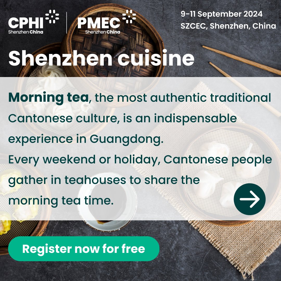 Pharmachina365's tweet photo. 📸 Quick facts about Shenzhen
🍵 Morning tea, the most authentic traditional Cantonese culture, is an indispensable experience in Guangdong.
Come to Shenzhen and experience the charm of Guangzhou dim sum 👉https://t.co/I0mOf2EQJZ
#CPHI #CPHIChina #CPHIShenzhen https://t.co/4Z2u0HCXRH