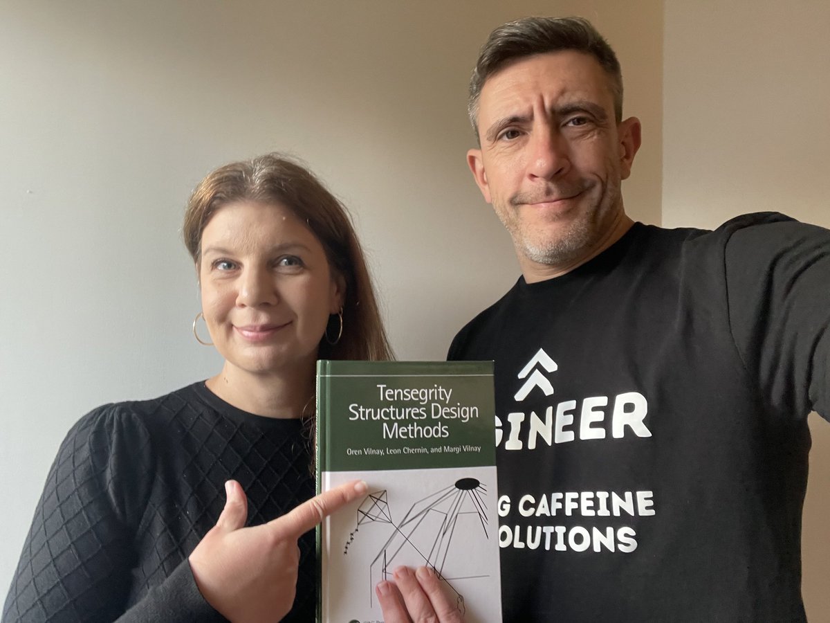 Really delighted to have our book on #Tensegrity #Structures published by <a href="/CRCPress/">CRC Press</a> 🎉
Also happy to have been able to include both my membership of the <a href="/ICEScotland/">Institution of Civil Engineers Scotland</a> and my role in <a href="/ComecUSU/">COMEC</a> as career highlights