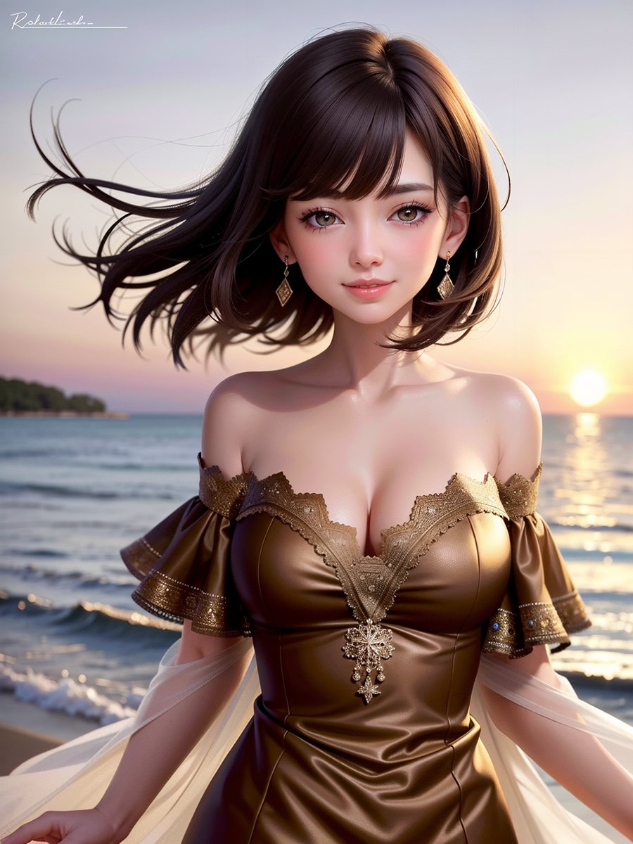 こんばんわ🌙

今日は局所的な雨で風も強かったです
みなさま大丈夫だったでしょうか💦

お仕事の人はあと一息がんばって、お休みの人はまったりおすごしください♨️

#AIイラスト #AIart
#AI術師さんと繋がりたい
#AIイラスト好きさんと繋がりたい