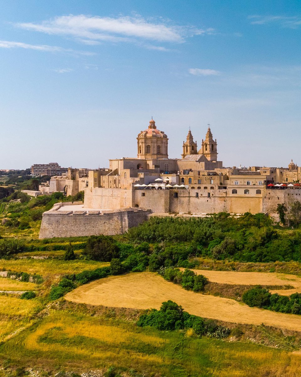 The stunning medieval (former) Capital from above 🤩✨[ 🎥 @vivamaltaoficial ] #VisitMalta #ExploreMore #MoreToExplore