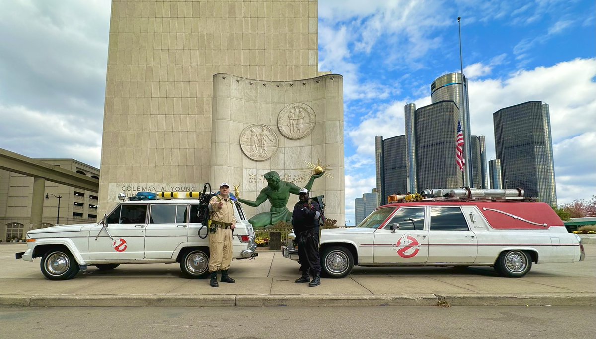 GhostbustersDT's tweet photo. Happy 323rd birthday to our great city of Detroit! It’s an honor for us to serve you and all of your supernatural elimination needs.
#ghostbusters #detroit https://t.co/Xzc7H0Z65s