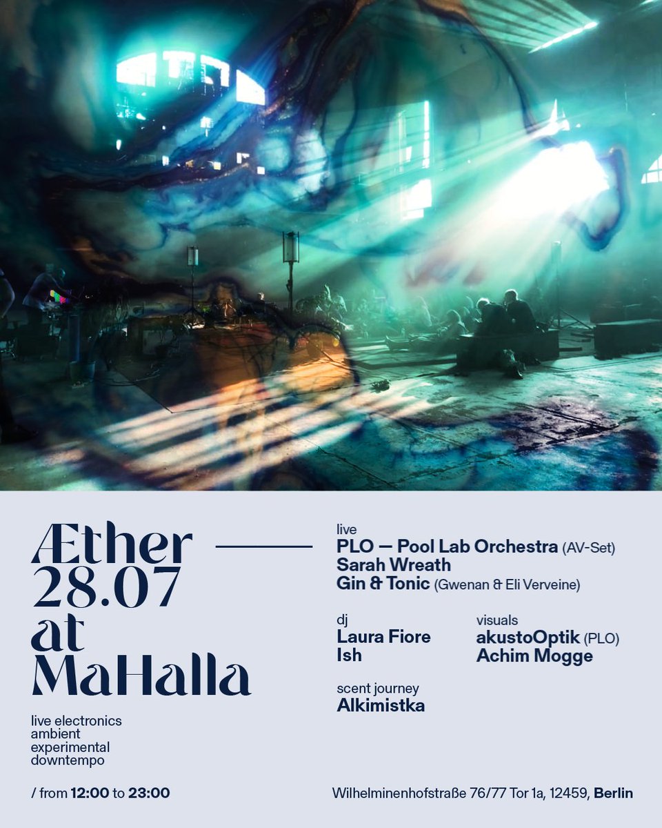Dr_Nojoke's tweet photo. Can't wait until Sunday.
The PLO plays at Æther in the black hall of the Mahalla
#ambientmusic #dronemusic #liveimprovisation #audiovisual #avlive #electronicmusic #experimentalmusic #immersive #contemplative https://t.co/iBARpALRz8