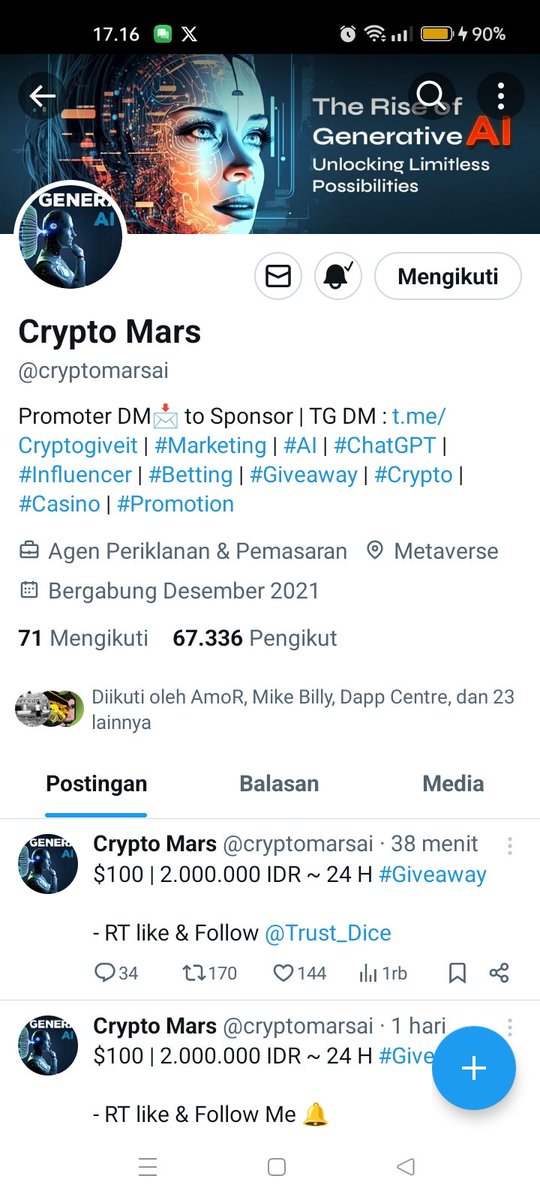 AhmadMahali13's tweet photo. @cryptomarsai @trustdice Done..
Bismillah..
Wish me luck https://t.co/hj3J8YEY4b