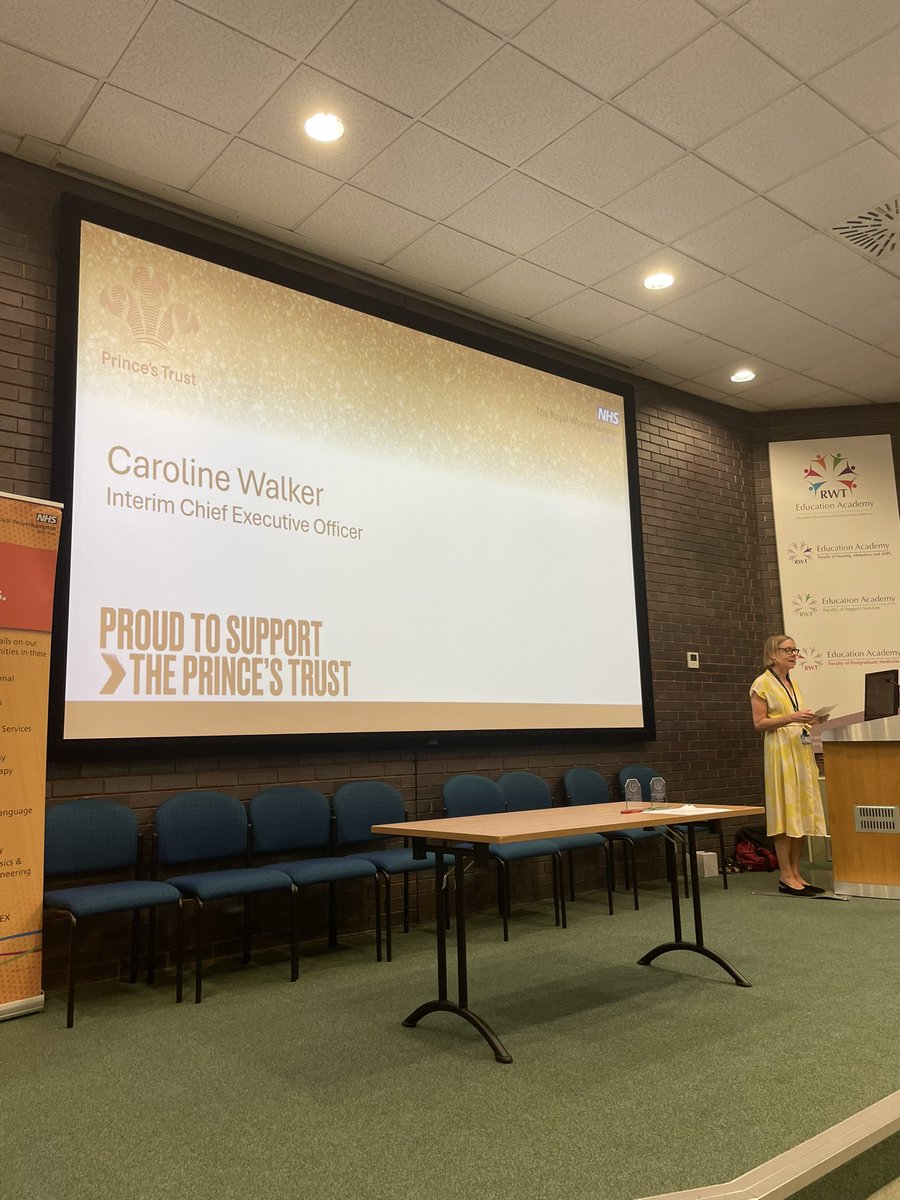 RWT_NHS's tweet photo. We’re joined with Interim Chief Executive, Caroline Walker, gives us an insight into how she started at 16 years old in a local hospital, now 42 years later she is “so proud” of her role today. 👏🏻 https://t.co/4n1p33I8fP