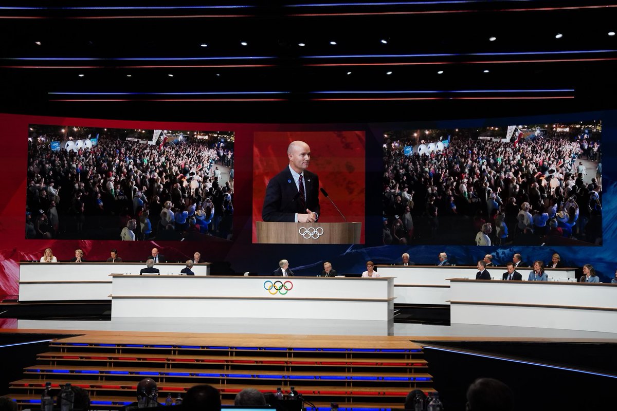 GovCox's tweet image. It’s official, the Winter Games are coming back to the Beehive State! Today Salt Lake City, Utah was officially awarded the host contract for the 2034 Winter Olympic and Paralympic Games. 

We’re ready to once again welcome the world to Utah. Let’s Go!