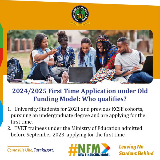 HELBpage's tweet photo. There's a first time, even for continuing students. We are accepting First time applications from continuing students who have not previously benefitted from #HELBLoan. Apply today under the Old Funding Model; https://t.co/ORNntTmSZp or https://t.co/oLTMFRYHpt #EmpoweringDreams! https://t.co/B6QqHXVjIz