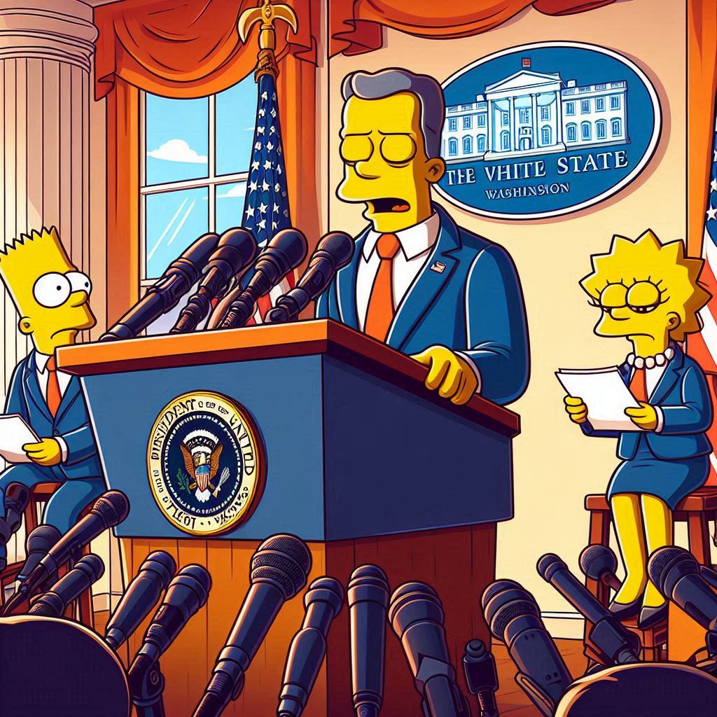 AlanPanassiti's tweet image. Ma vogliamo per caso parlare della #bufala dei #Simpsons che avrebbero previsto tutto?

Cioè #KamalaHarris2024 presidente?

🤣🤣🤣🤣🤣