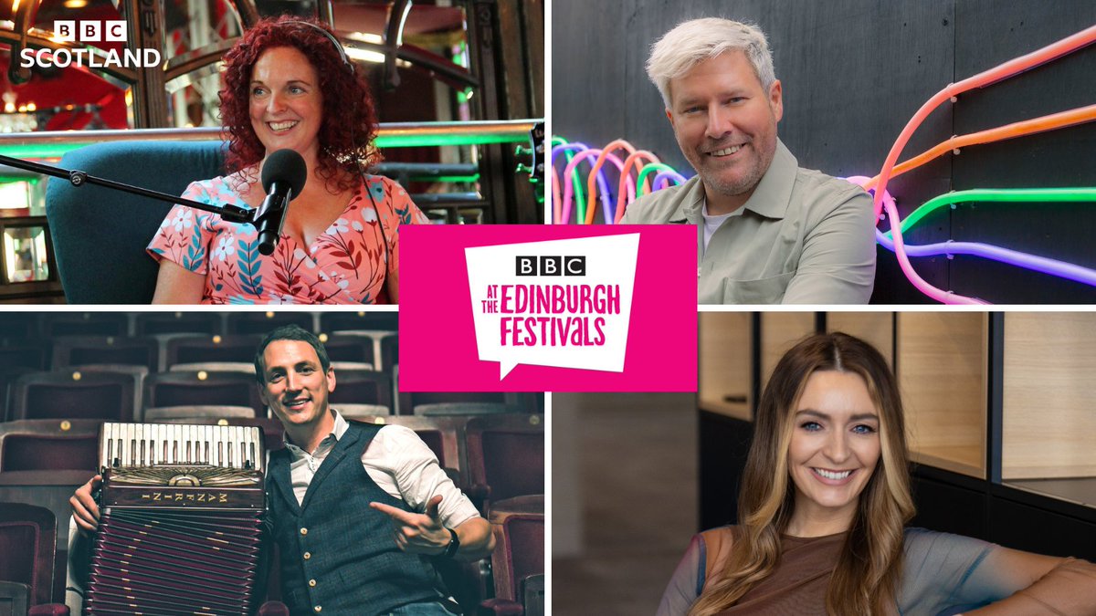 BBCScotComms's tweet photo. 📢 Enjoy a cracking lineup of @BBCScotland programming and events at this year's Edinburgh Festivals!

Read more here: https://t.co/QSYaDMfJIp https://t.co/C7Qom5ThTZ