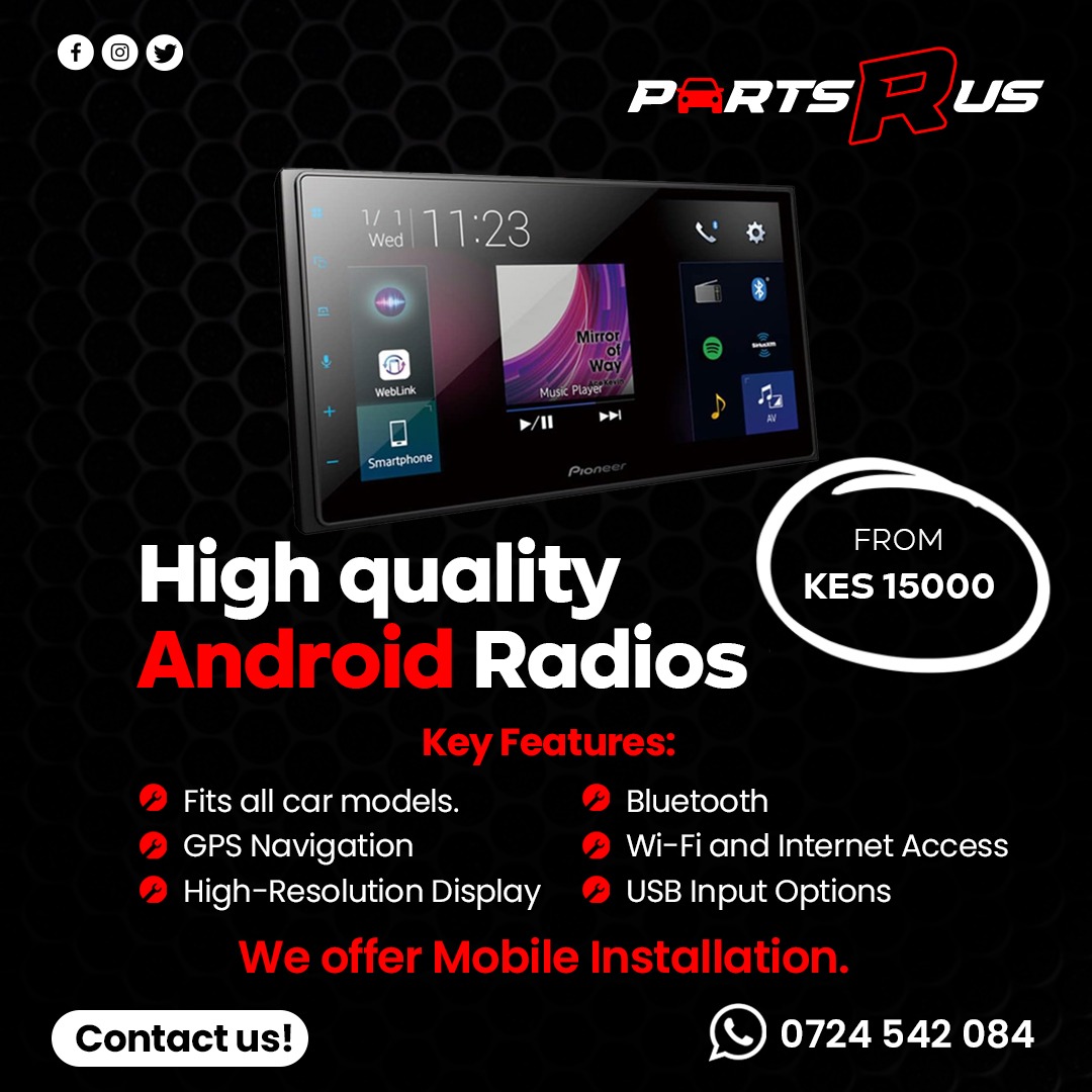PartsRUsAuto1's tweet image. Looking to revamp your car? Our car tints offer privacy, sun protection, and style. Plus, enjoy great savings on Android radios. Give us a call at 0724542084 for more info!  #PartsRUsAuto #3M #Llumar #Ceramictint #tinting #cartint #androidradio #carcare #deals