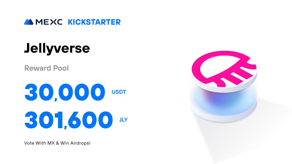.<a href="/jlyvrs/">jellyverse</a>, a comprehensive ecosystem built on the Sei Network, is coming to #MEXCKickstarter 🚀

🗳Vote with $MX to share massive airdrops
📈 $JLY/USDT Trading: 2024-07-25 13:00 (UTC)

Details: mexc.com/support/articl…