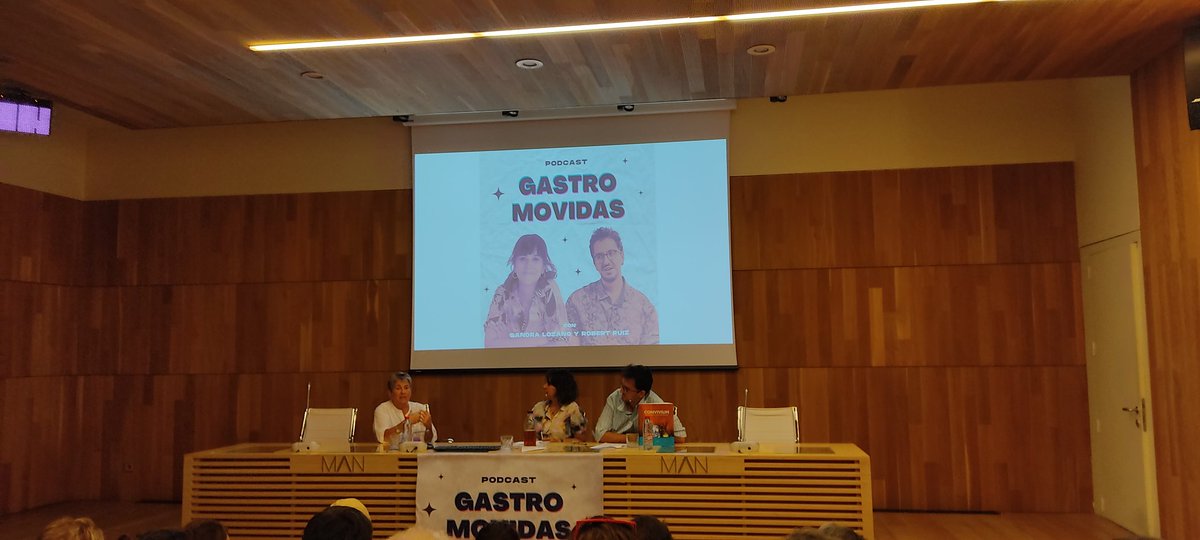 Ayer fue fantástico acudir al primer directo de #gastromovidad en el <a href="/MANArqueologico/">Museo Arqueológico Nacional</a>, por muchos años más <a href="/Sandroula_/">Sandra Lozano</a> y Robert Ruiz.