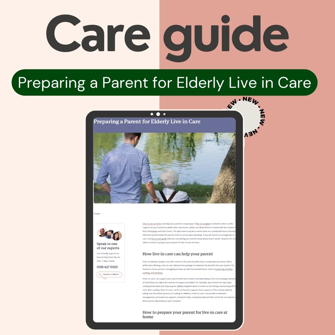 TheLiveInCareCo's tweet image. Advice on how to prepare your parent for live-in care at home.  👉🏽 zurl.co/4un8 

#careguide #guide #support #liveincare #homecare #assistedliving #personcenteredcare #compassionatecare #familyfirst