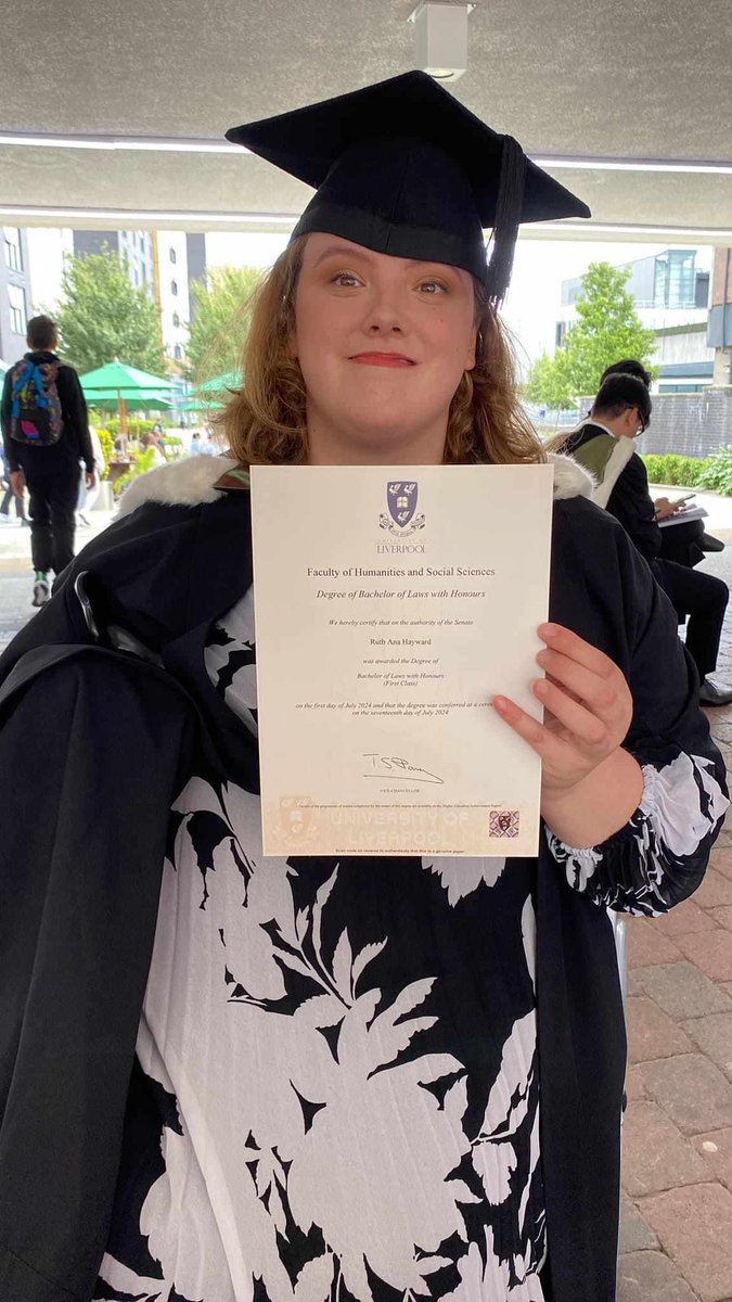 Since filming this video, Ruthie has gone on to achieve a first-class honours degree from The University of Liverpool – congratulations Ruthie!

We loved seeing your graduation photos, and wish you all the very best for the future.