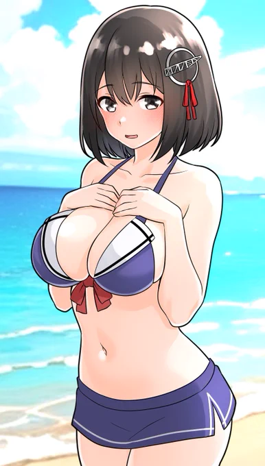 ビキニな羽黒 #艦これ