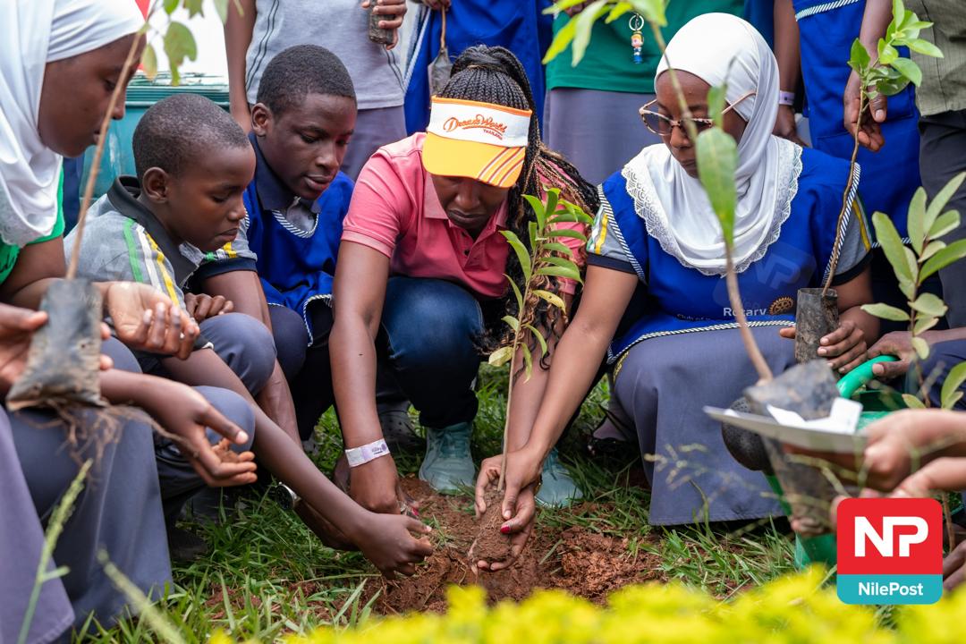 jjkariisa's tweet photo. True story @taasaobutonde, together with @JosephMasembe1 @RotaryKibuli, we are not only planting the trees, we name #nameyourtree and determined to grow them, Insha'Allah 🙏@Rotary @DGKenMugisha @100ThDISCON tuja tuja... https://t.co/NrXLHZIWaV